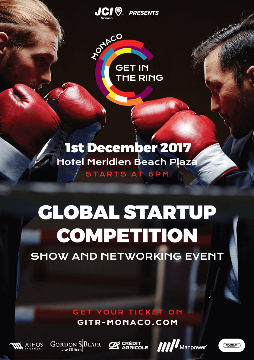 Affiche Get in the ring Monaco 2017 present by JCE Monaco